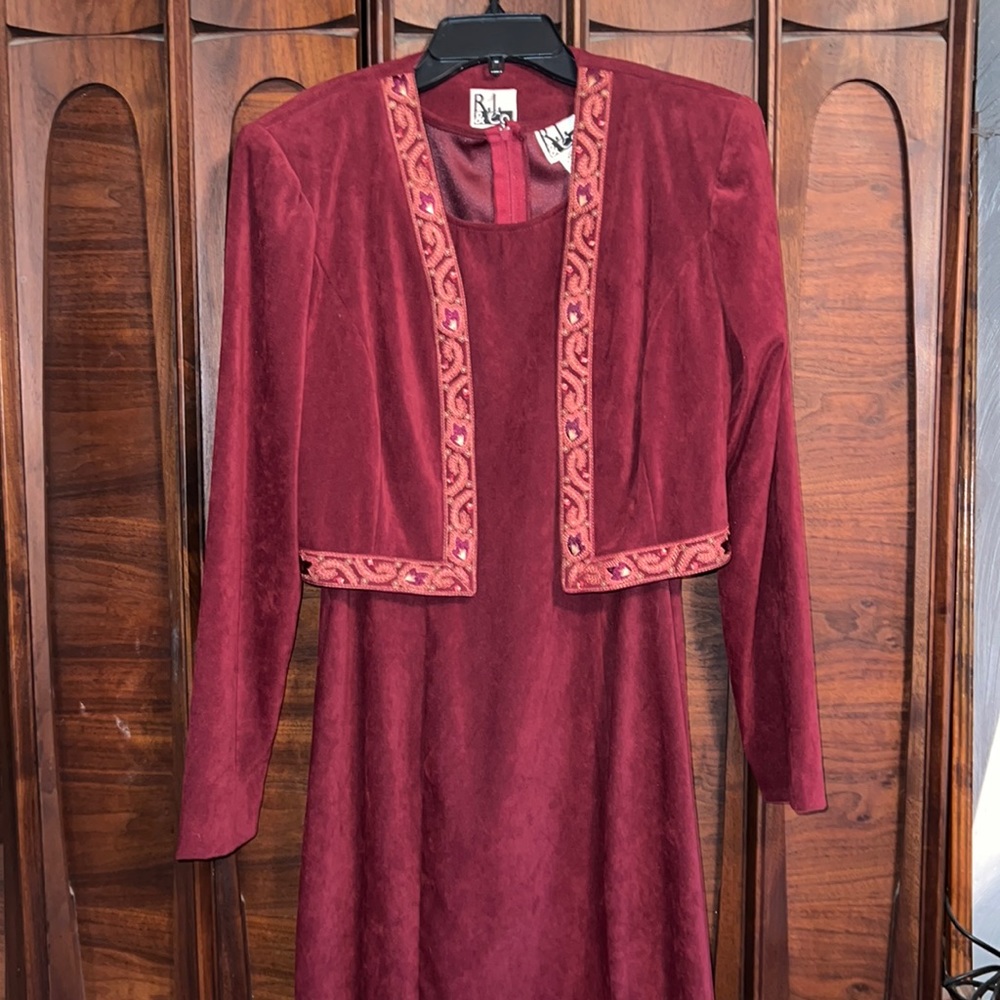 RJ & Co straight dress with matching jacket